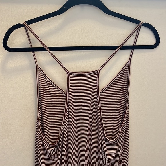 Brandy Melville Stripped Romper with Pockets *one size* - Picture 5 of 6